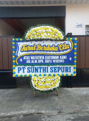 Papan Bunga Duka di Urimessing
